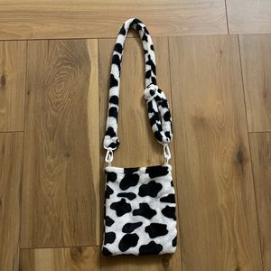cow print crossbody bag